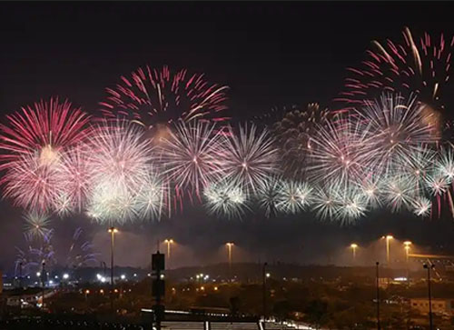 淮滨县焰火晚会